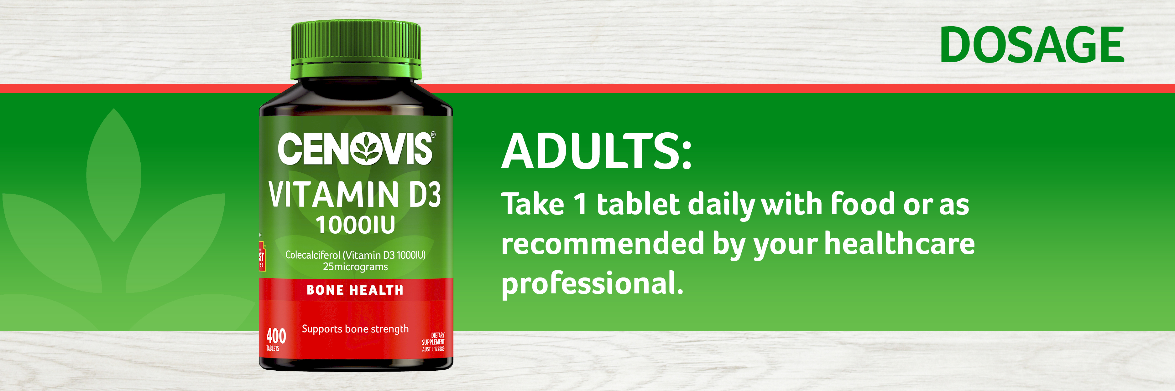 Buy Cenovis Vitamin D3 1000IU Vitamin D 400 Tablets Exclusive Size